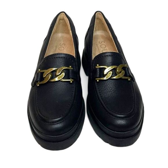 SOUL Naturalizer - Onyx, Black Leather Loafer, NEW! Size 7.5 Wide - Picture 5 of 10